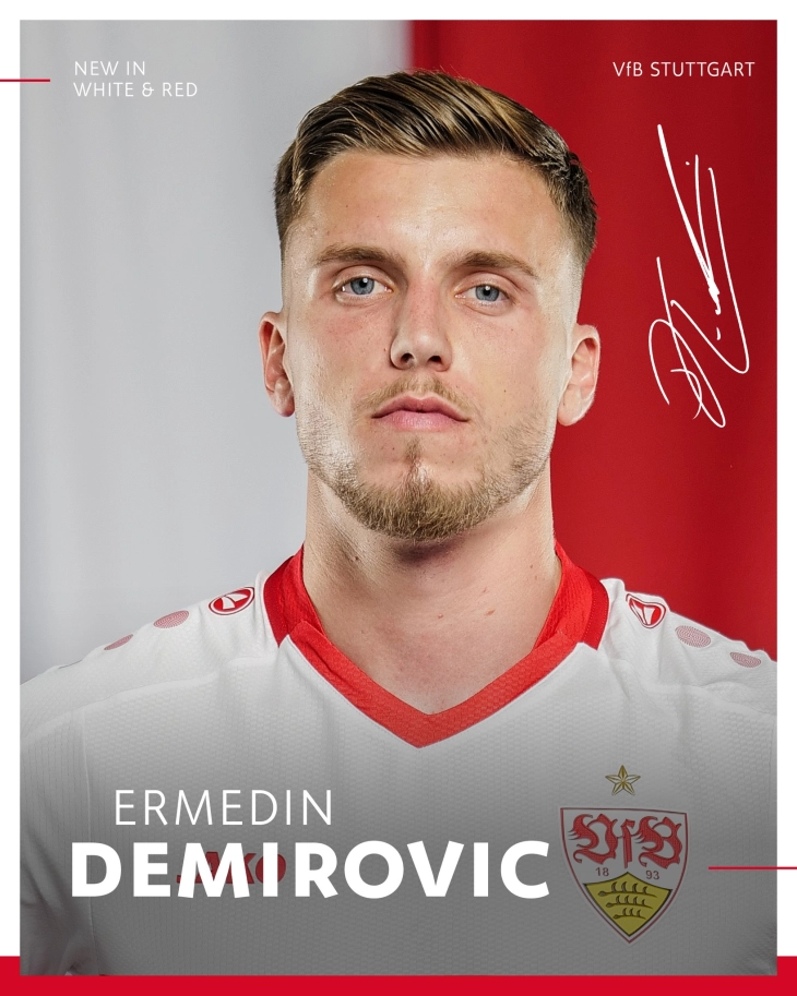 Stuttgart signs Demirovic, a forward, for a reportedly club-high price