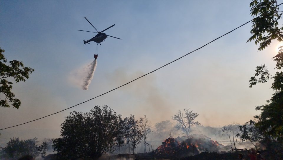 One killed as firefighters battle major fire near Sveti Nikole