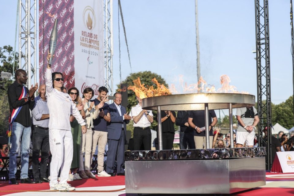 Olivera Nakovska-Bikova represents Macedonia at the opening of the Paralympic Games in Paris, hoping to win a medal