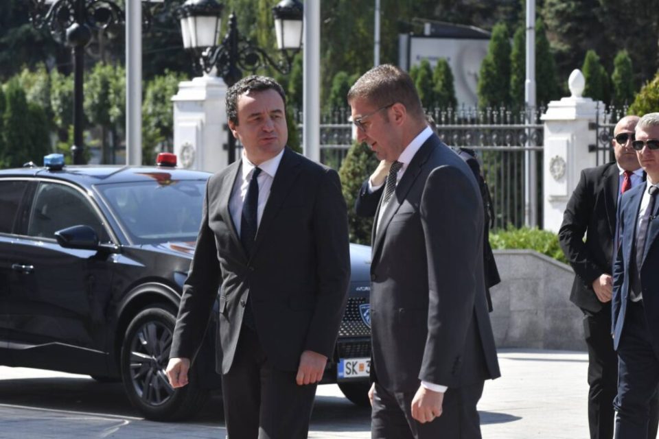 Prime Minister Mickoski hosts Kosovo’s Prime Minister Kurti for talks