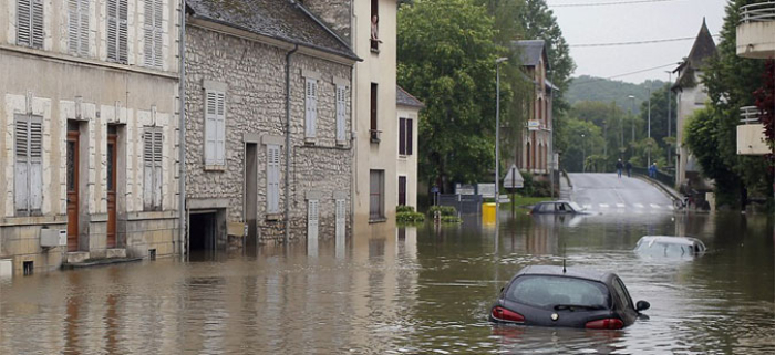 Flooding in central Europe