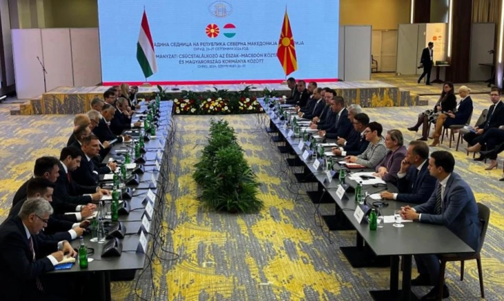 Macedonia and Hungary Begin High-Level Joint Session in Ohrid