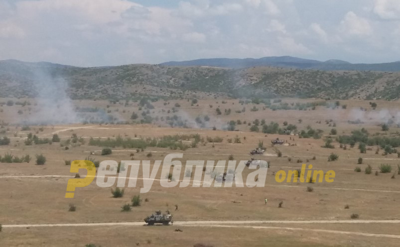 Three men detained in a restricted part of the Krivolak training range