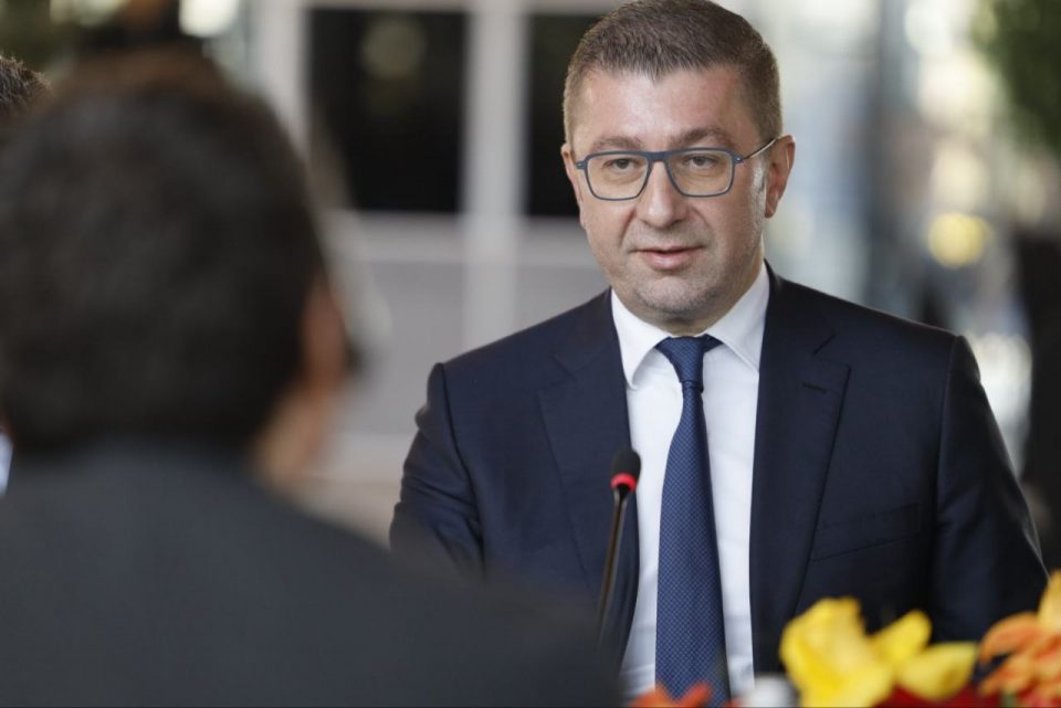 Mickoski: We are ready to call for early general elections if we lose the local elections in spring