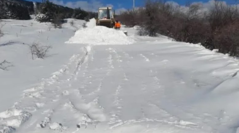 Village of Leunovo evacuated because of the heavy snow