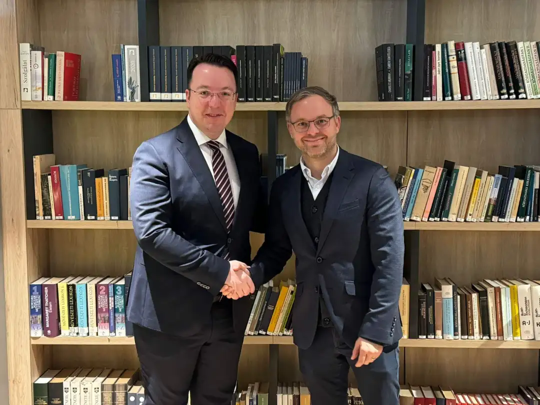 Nikoloski meets Balasz Orban and Marton Nagy in Budapest