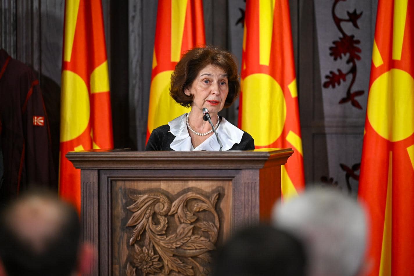 President Siljanovska opposed to any changes to the national anthem