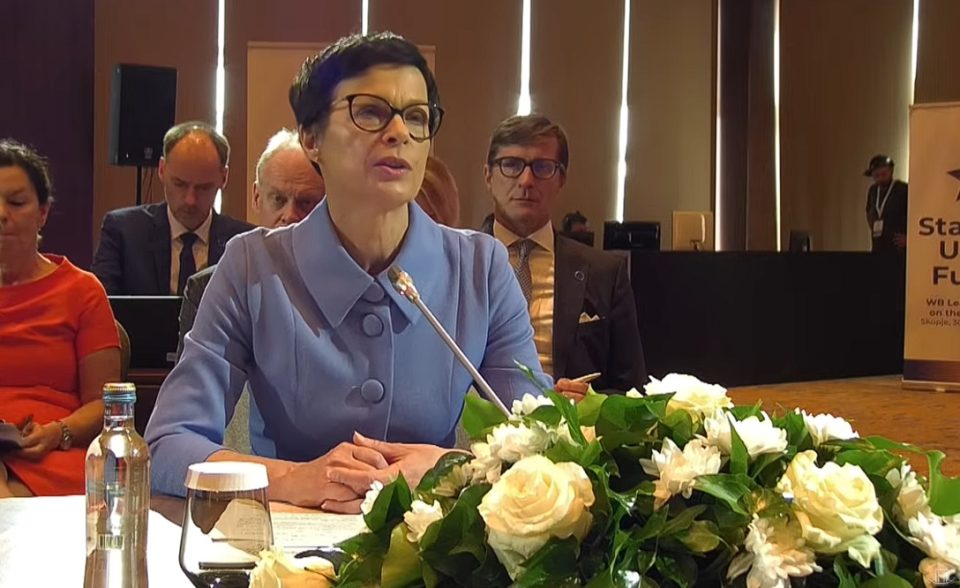 EU Commissioner Kos equates Macedonian national identity with the baked beans and stuffed peppers